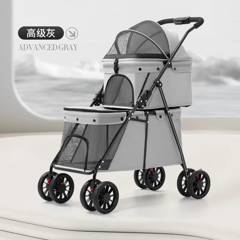 Double Pet Stroller