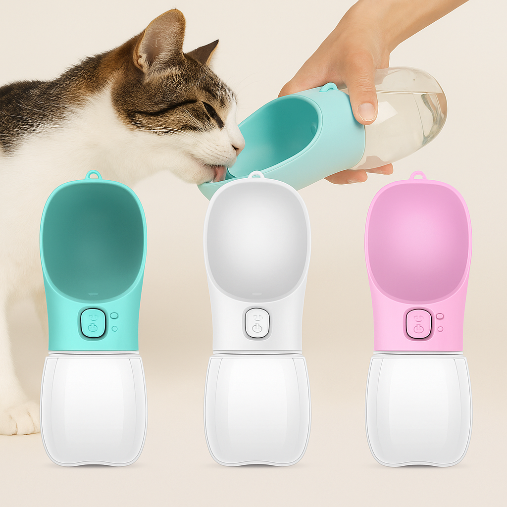 Draagbare Drinkfles voor Katten
