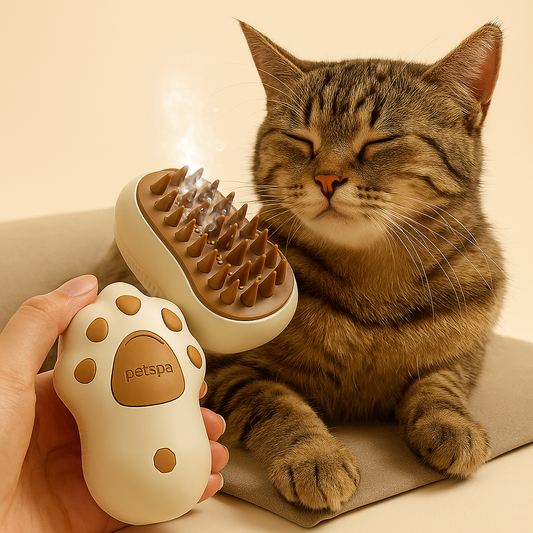 3-in-1 Huisdier Borstel – Siliconen Kam voor Verzorging, Massage & Baden