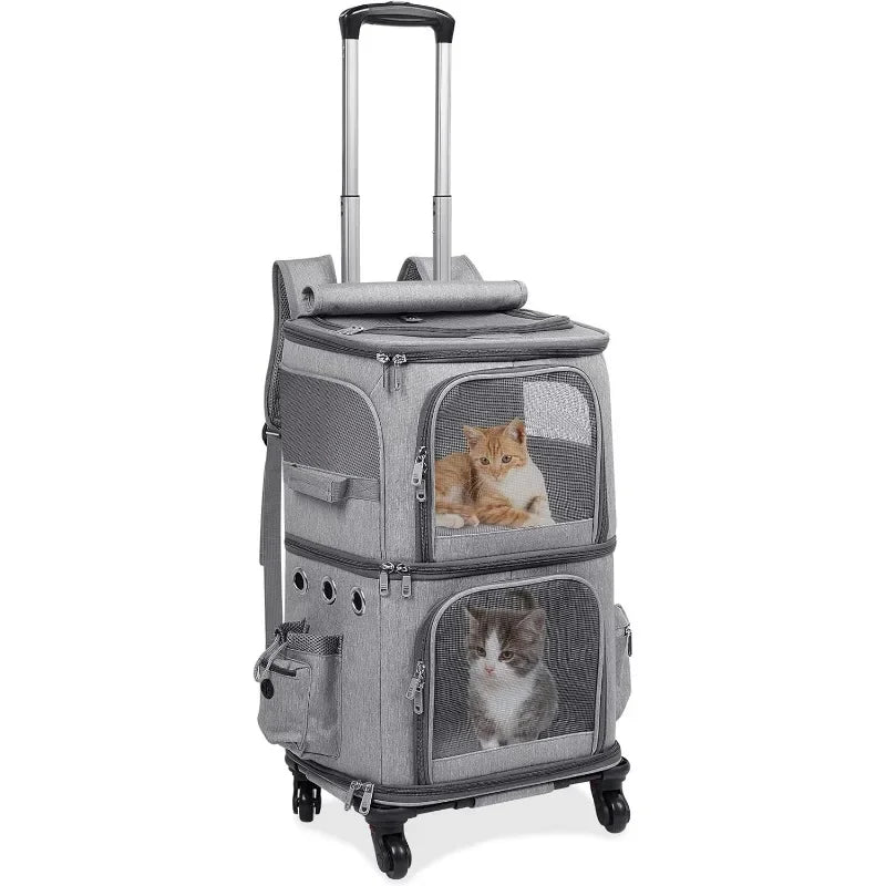 Pet  Double layer Trolley