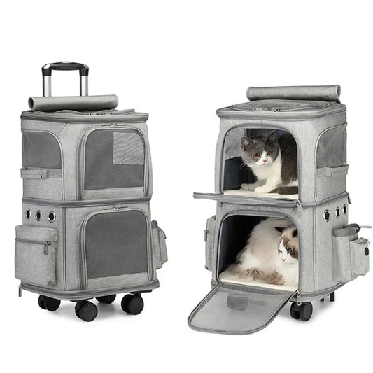 Pet  Double layer Trolley