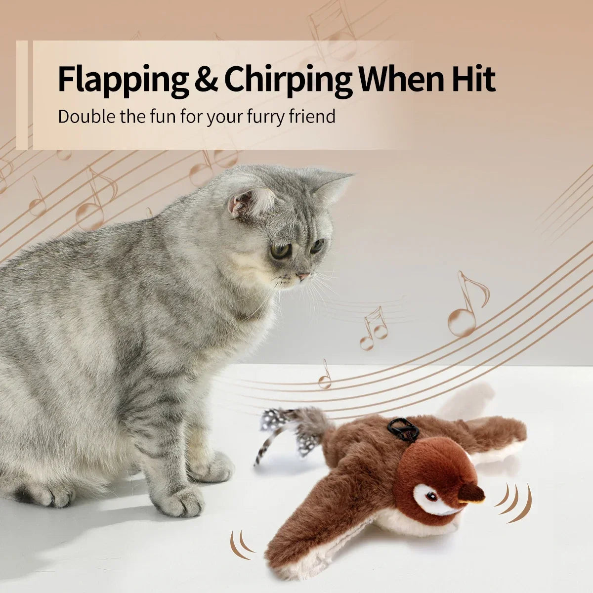 Flapping Bird Cat Toy