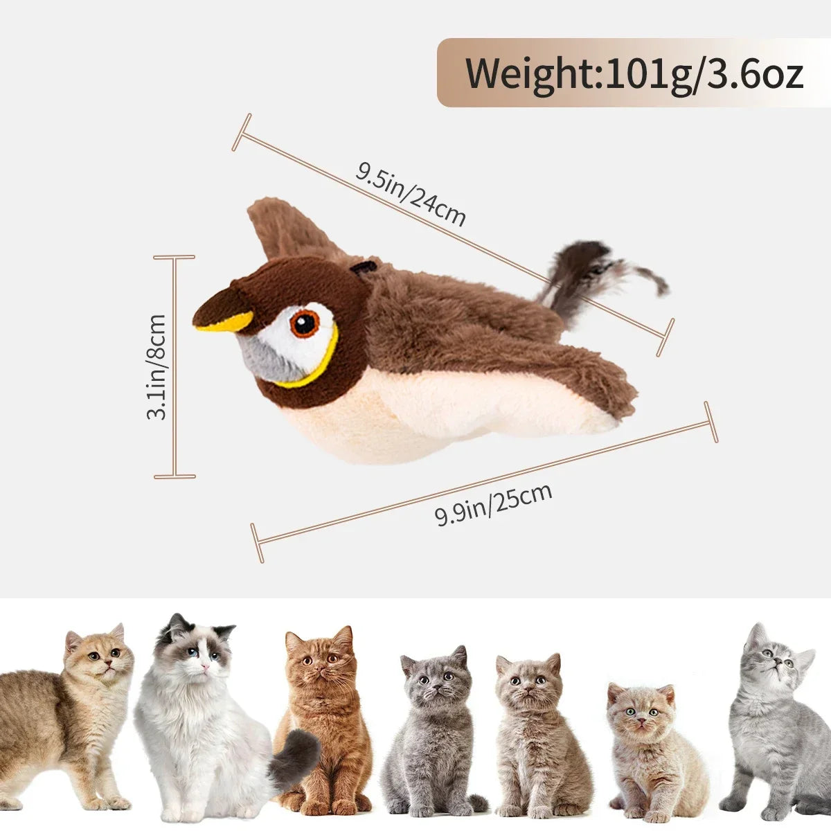 Flapping Bird Cat Toy