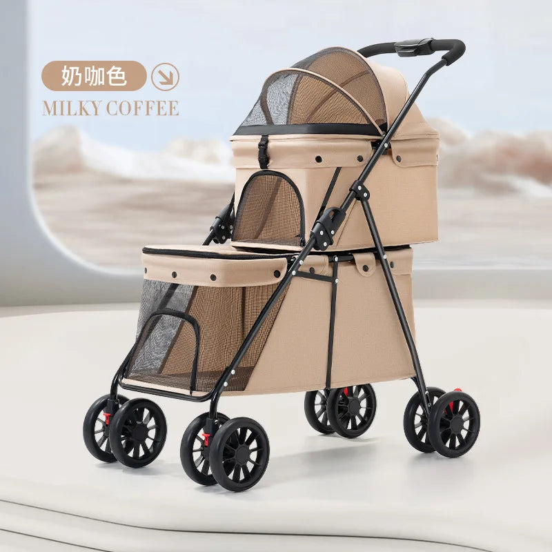 Double Pet Stroller