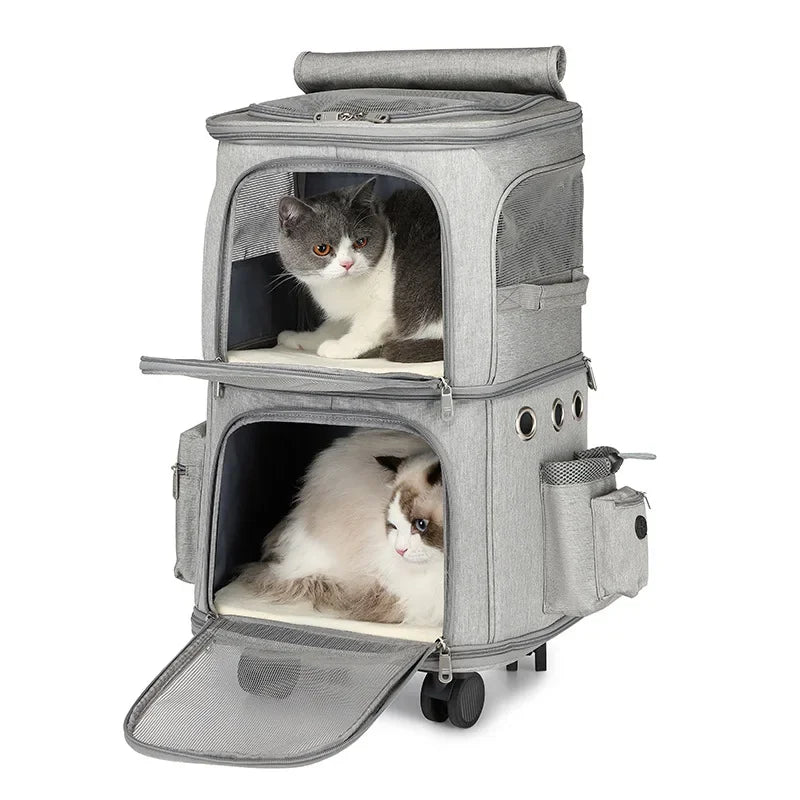 Pet  Double layer Trolley