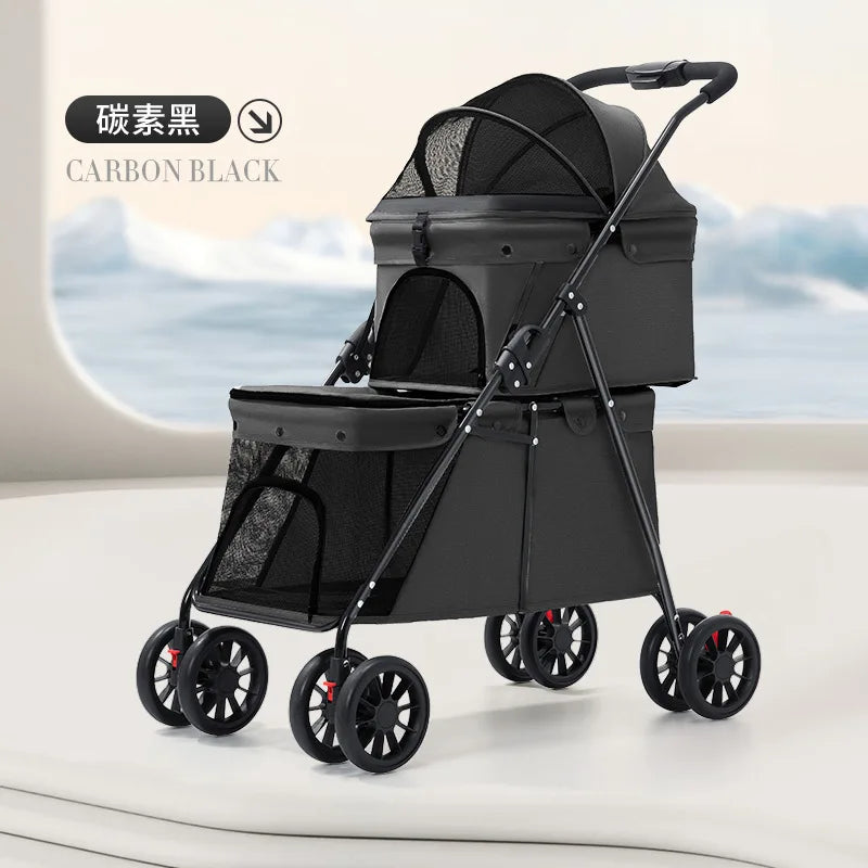 Double Pet Stroller