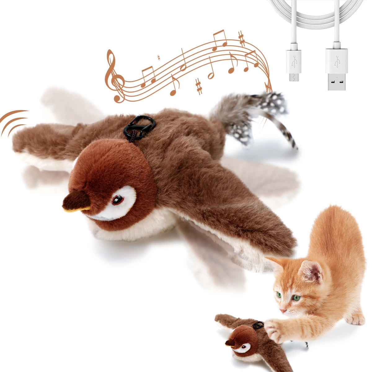 Flapping Bird Cat Toy