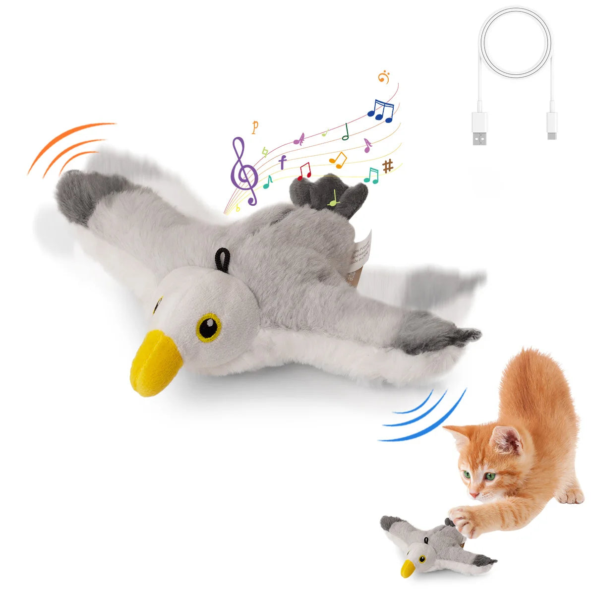 Flapping Bird Cat Toy