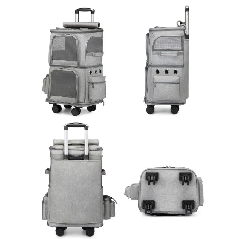 Pet  Double layer Trolley