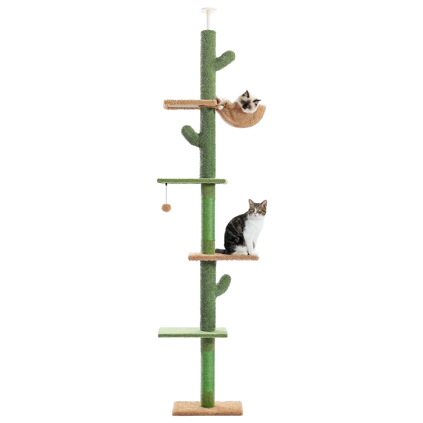 Cat Tree 5-Tier Floor to Ceiling Cat Tower